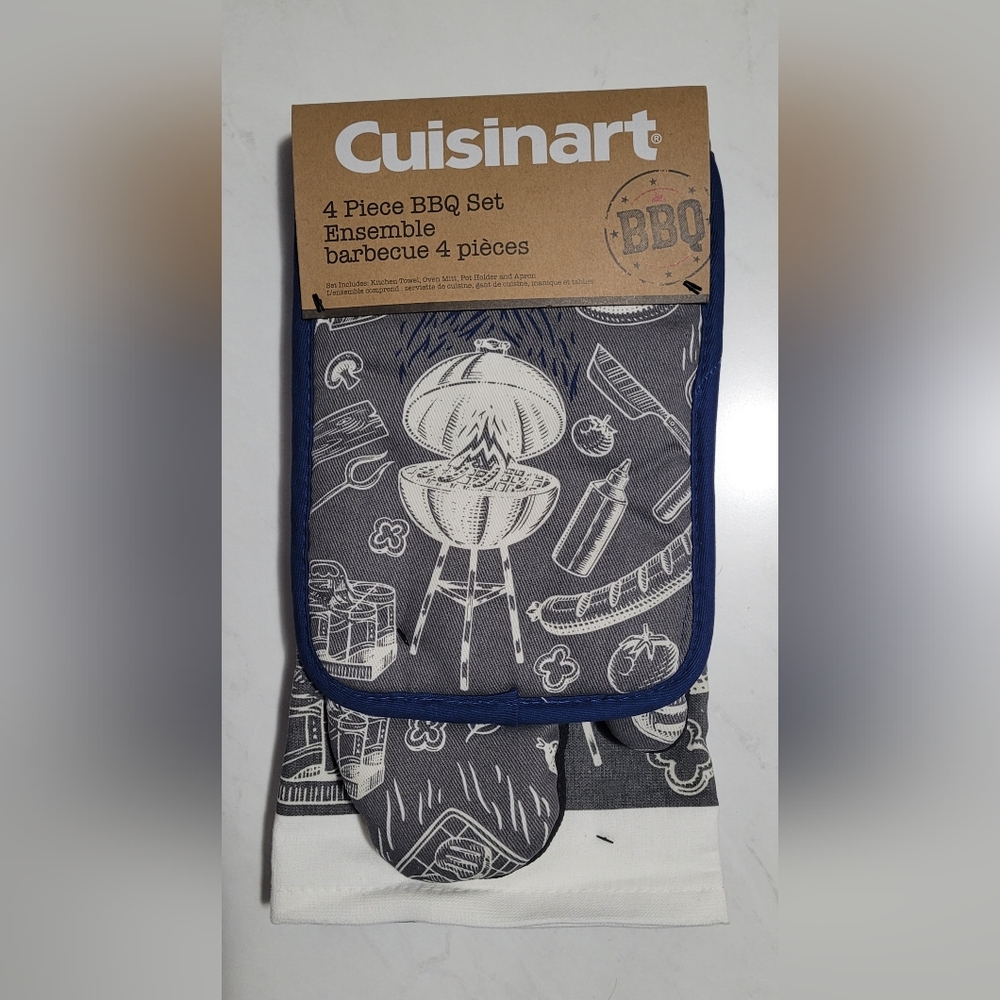 Cuisinart 4 Piece BBQ Set - Brand new